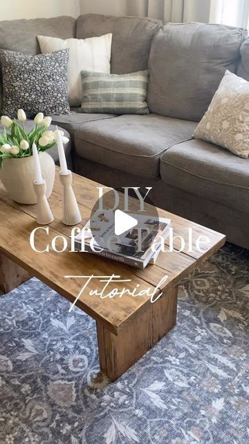 Natalie Sander on Instagram: "DIY Coffee Table 

This was such a fun project and saved me so much money making my own table. This is also very DIY beginner friendly costing around $45! 

What I used: 

* 2x8x8 yellow pine wood - I had @loweshomeimprovement cut the wood for me in the store. I got 3 pieces that are 40 inches for the top and 8 pieces that are 16 inches for the legs 
* wood glue 
* sanding pads 
* angled brackets to connect the legs to the table 
* wire brush attached for a drill - to distress the wood 
* 1st coat - Minwax color wash - white wash 
* 2nd & 3rd coat - Minwax Early American 
* top coat - Varathane polyurethane, water based - crystal clear satin 

Would you try this?? 

Follow @sanderhomeinteriors for more DIY and home inspiration. 
.
.
.
.
.
#diy #diytutorial #di Minwax Color Wash, Diy Coffee Table Plans, Minwax Colors, Diy Farmhouse Coffee Table, Diy Beginner, Coffee Table Farmhouse, Diy Coffee Table, Instagram Diy, Diy Coffee