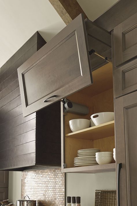 Our Bi-fold Cabinet Door Hinge for wall cabinets provides maximum interior accessibility; hinged, double high doors appear stacked, and open awning-style. Types Of Cabinet Doors, Kitchen Cabinets Hinges, Diy Cabinet Doors, Hinges For Cabinets, Open Cabinets, Smitten Kitchen, Kitchen Ceiling, Garage Cabinets, Types Of Cabinets