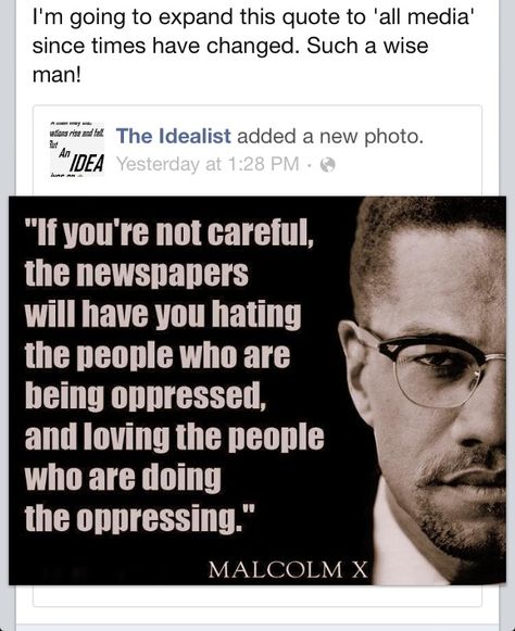 Think! Question everything! Don't believe everything you hear. Love Mr. Malcolm X, brilliant man. Malcolm X Quotes, Brilliant Quote, Malcolm X, Vegan Healthy, In The News, Famous Quotes, Social Justice, Great Quotes, Food For Thought