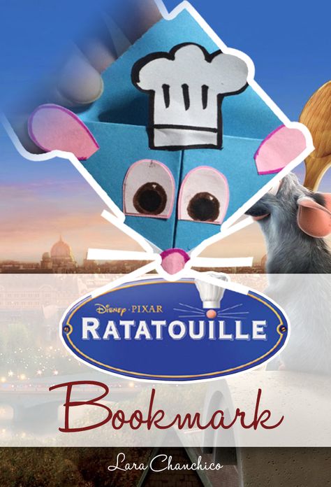 Ratatouille Activities, Disney After School Club Ideas, Ratatouille Classroom Theme, Ratatouille Crafts, Disney Paper Crafts, Pixar Crafts, Book Mark Art, Ratatouille Film, Ratatouille Movie