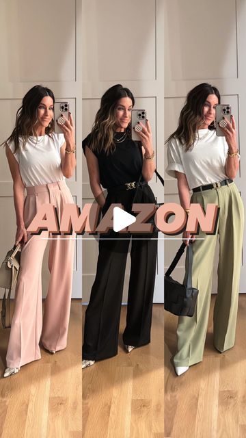 Jen Reed on Instagram: "✔️Classy ✔️Chic ✔️Affordable // Comment the word LINKS and I’ll send all of the details for these outfits to your DMs (also linked everything in my bio). // So many colors to choose from and available in short, regular, and long length options!👏🏼 I did the long length to wear with heels, but I definitely think I could have done the regular. The quality and the look of these is NICE! // #casualchic #affordable #outfit #styleinspo #amazonfinds #amazon" Jen Reed, Classy Chic, Long Length, The Details, Casual Chic, Fashion Inspo, Heels, How To Wear, Instagram