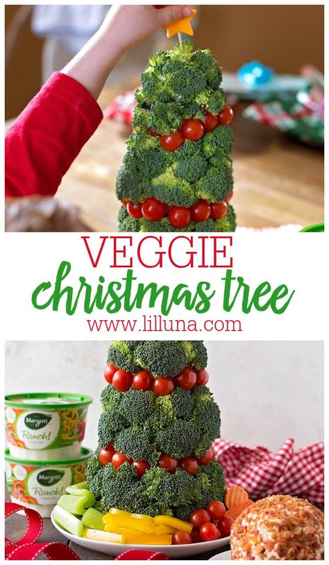 This Veggie Christmas Tree is sure to be a show stopper! It is tasty, impressive, and oh so festive. #veggiechristmastree #christmasappetizer #christmas #appetizer Bacon Ranch Cheese Ball Recipe, Christmas Veggie Tray, Veggie Christmas, Healthy Lifestlye, Winter Appetizers, Edible Ideas, Craft Cottage, Christmas Meals, Christmas Appetizers Party