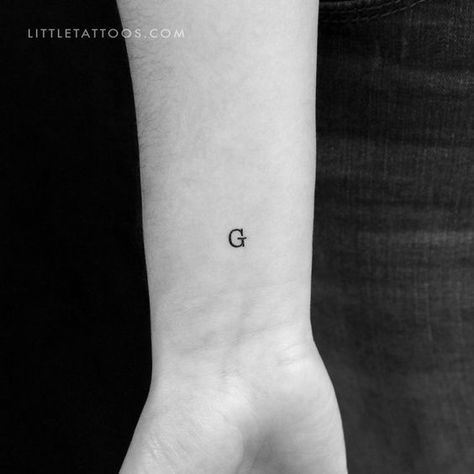 G Uppercase Typewriter Letter Temporary Tattoo - Set of 3 Fonts for tattoos #fontsfortattoos tattoo #tattoo tattoos #tattoos fonts #fonts font #font 7.769 Script G Tattoo, Lowercase G Tattoo, Pretty Name Tattoos, Meaningful Tattoos For Women Symbols, Date Of Birth Tattoos Ideas Fonts, Tattoos For Women Symbols, Letters For Tattoos, Date Of Birth Tattoos Ideas, Word Tattoos For Men