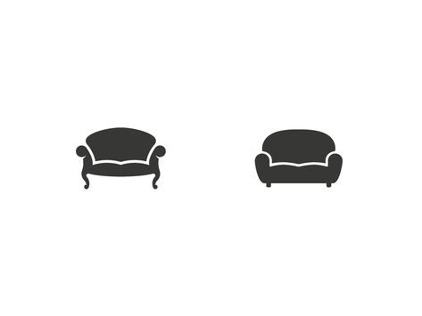 Couch Logos - Which one? Thrift Logo, Couch Logo, Cat Couch, Shop Door, Wood Logo, Logo Design Tutorial, Green Couch, Furniture Ads, Furniture Logo