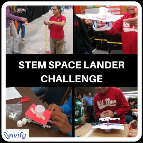 Our kids love the STEM Space Lander Challenge! Rbt Activities, Middle School Science Lab, Space Books For Kids, Team Building Challenges, Engineering Design Challenge, Library Classroom, Science Homeschool, Elementary Stem, Stem Camp