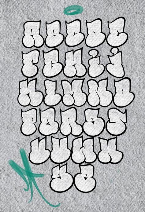 Throw Up Letters for Procreate- Stamps ( 2 Alphabets + Numbers) Font #font fonts #fonts doodle font #doodlefont doodle fonts #doodlefonts doodles fonts #doodlesfonts doodles font #doodlesfont 1.69 Aesthetic Graffiti Letters, Grafitti Alphabet Bubble, Bubbly Graffiti Font, Gum Graffiti Letters, Graffiti Throw Up Letters Alphabet, Gerfittie Letters, Grafitti Throw Ups Alphabet, Grafitti Bubble Letters, Gang Letters Alphabet