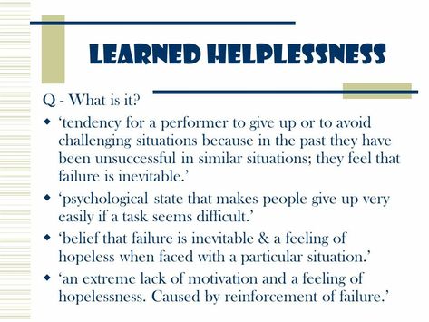 Learned Helplessness Quotes, Helplessness Quotes, Kindness Board, Thinking Mind, Learned Helplessness, Psychology Notes, Internal Family Systems, Psychology Major, Cognitive Therapy