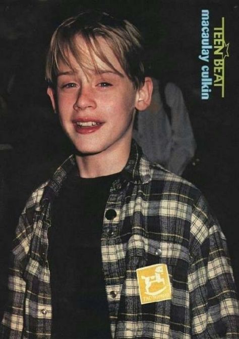 Macaulay Culkin Blond Teen Boy, Magazine Poster, Macaulay Culkin, Retro Photo, Teen Boy, Magazine