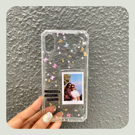 Dm for order @the_trendy_decors ... #resinart #resindesign #resinphonecoverdesign #resincover #phonecovers #phonecoversindia Diy Crafts Phone Cases, Phone Cover Ideas, Diy Resin Phone Case, Resin Phone Case, Phone Case Diy Paint, Bears Nails, Instagram Emoji, Diy Mobile, Paper Craft Diy Projects