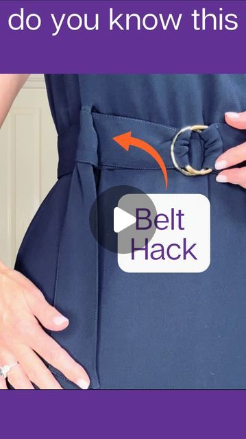 How To Tie A Cloth Belt On A Dress, Diy Belts For Dresses Ideas, Belt Hacks, How To Tie A Belt, Belt Knots, How To Wear Belts, Tie Belts, Simple Belt, Side Belt