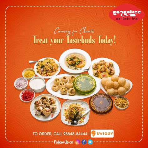 Pamper your taste buds with mouth-watering, tangy, and spicy chaat delicacies prepared with the utmost hygiene protocols at Gangotree Sweets. Swiggy us or Call us at 98848-84444.Visit - www.gangotree.in Indian Wedding Makeup, Pani Puri, Adobe Illustrator Graphic Design, Body Skin Care Routine, Restaurant Recipes, Menu Design, Taste Buds, Body Skin Care, Mouth Watering