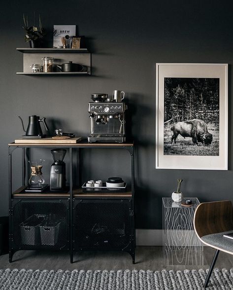 Fjällbo Ikea, Coin Café, Home Coffee Stations, Coffee Nook, Home Coffee Bar, Coffee Bar Home, Dekorasi Kamar Tidur, Coffee Corner, Coffee Station