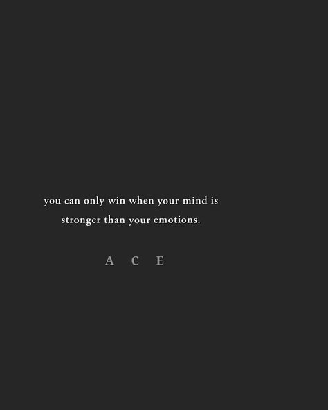 A  C  E on Instagram: “♠️ Your mind controls your body and so your feelings. You might get angry, feel heartbroken or anything at all. For that, make sure to keep…” Get Angry, Stronger Than You, Make Sure, Me Quotes, Mindfulness, Feelings, Quotes, On Instagram, Quick Saves