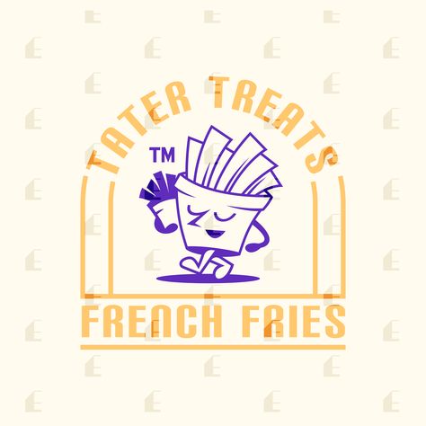 do you need logo design? get me on Instagram & Behance French Fries Logo, Fries Logo, Belgian Fries, Street Brands, Food Branding, Logo Design Branding, Knight Armor, Branding Logo Design, Mascot Logo