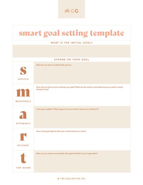 Smart Goals Worksheet, Goal Mapping, Smart Goals Template, Planner Goals, Daily Schedules, Goals Printable, Goals Sheet, Goal Setting Template, Goals Template