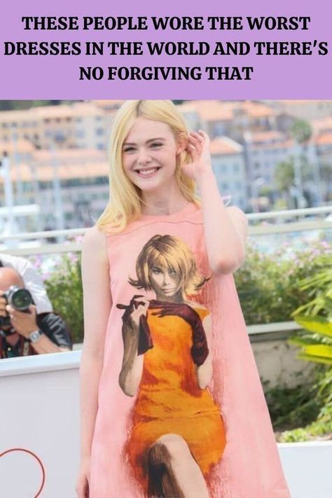 These People Wore the Worst Dresses in the World and There's No Forgiving That Doug Funnie, Make Up Diy, Kueez Pins, Comic Con Costumes, Bad Dresses, Elle Fanning, Viral Trend, Fashion Event, The Worst