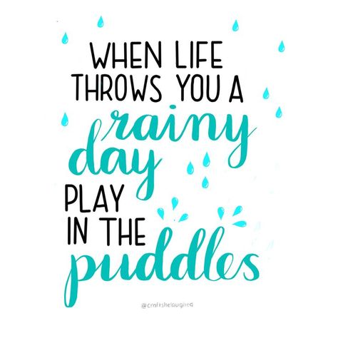 When Life Throws You A Rainy Day, Monsoon Quotes Rainy Days, Nature Sayings, Monsoon Quotes, Jump Quotes, Beautiful Gates, Short Happy Quotes, Positive Daily Quotes, Rainy Day Quotes