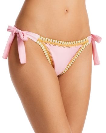 Platinum inspired by Solange Ferrarini Crochet Trim Side Tie Bikini Bottom - Exclusive Swimsuit Inspo, Cia Maritima, Matching Swimwear, Cute Bathing Suits, Cute Swimsuits, Summer Bikinis, Cute Bikinis, Crochet Trim, Dream Clothes