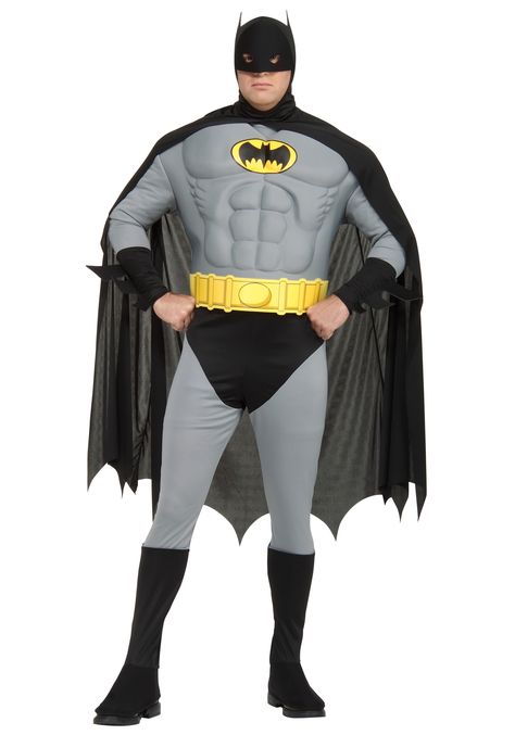 Adult Plus Size Batman Costume Mens Batman Costume, Batman Fancy Dress, Batman Costume For Kids, Batman Dress, Batman Halloween, Dc Comic Costumes, Batman Outfits, Batman Costumes, Black Batman