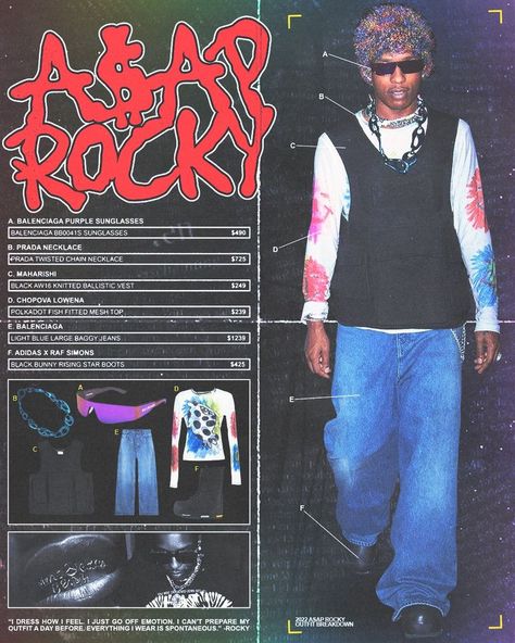 Asap Rocky Vintage, Asap Rocky, Fashion Photography Inspiration, Photoshoot Concept, Clothing Line, Oui Oui, Fashion Poster, Vintage Poster, Graphic Design Posters