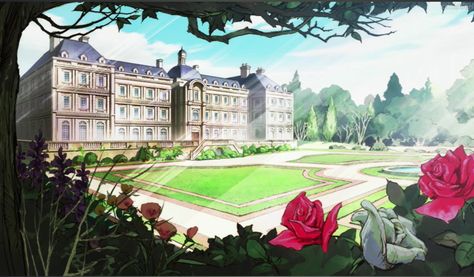 Raeliana Mcmillan, Noah Wynknight, Why Raeliana, Background Anime, Luxury House, Mansion, Anime, Art