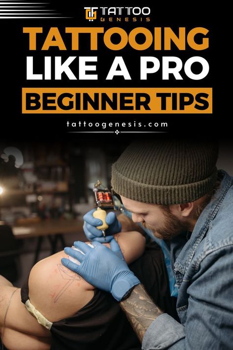 Unlock the secrets of successful tattooing with expert insights for beginners! From training to artistry, these tips pave your way to ink excellence. 💡🎨 #TattooingSecrets #BeginnerArtJourney #InkMastery Traditional Tattoo Tutorial, Tattooing Tips, Tattoo Preparation, Tattoo Artist Tips, Tattoo Advice, Learn To Tattoo, Becoming A Tattoo Artist, Beginner Tattoos, Cool Symbols