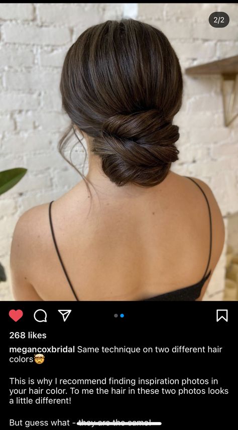 Brown Hair Tips, Short Medium Hair, Low Bun Wedding Hair, Wedding Hair Front, Bridal Hair Up, Wedding Hair Up, Guest Hair, Bridal Hair Buns, Bridesmaid Hair Makeup