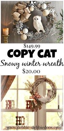 Owl Diy, Easy Diy Christmas Ornaments, Couronne Diy, Diy Owl, Owl Wreath, Cat Winter, Owl Wreaths, Winter Owl, Winter Wreaths