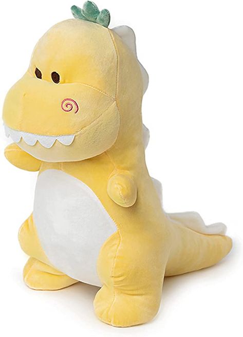 Dinosaur Plushie, Dino Plush Aesthetic, Plushies Dinosaur, Dinosaurs Plushies, Yellow Dinosaur, Big Dinosaur Plush, Yellow Stuffed Animals, Green Dinosaur Stuffed Animal, Dinosaur Plush Toy