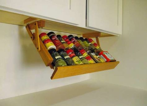 Cookbook Storage On Counter, Kitchen Electronics Storage Shelves, Cool Kitchen Gadgets Storage, Top Refrigerator Storage Rack, Spice Cabinet Pull Out Alcove, Lower Cabinet Organizers, Organize Shelf Spices, Small Jar Storage, Small Container Storage