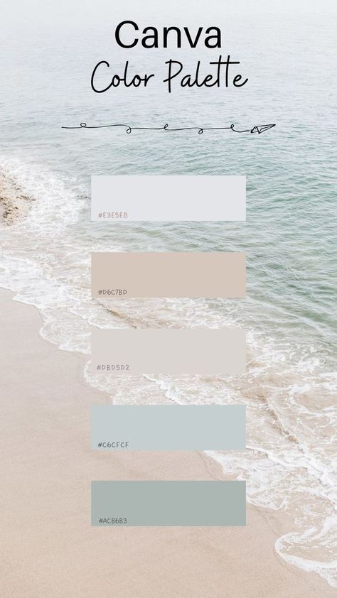 Hampton Color Palette, Beachy Interior Design Living Room, Hamptons Color Palette, Visuell Identitet, Hex Color Palette, Color Schemes Colour Palettes, Bonita Springs, Brand Color Palette, Color Palette Design