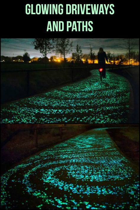 Driveway Cracks, Mosaic Pathway, Tree Installation, Glow Rock, Glow Stones, Outdoor Walkway, Walkway Ideas, Walkways Paths, Stone Pathway