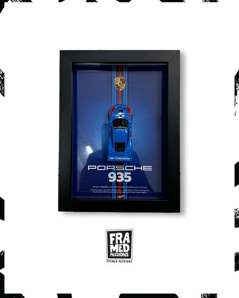 SALE: 2018 Porsche 935 - Wall Art - DM to order! (Hotwheel 2018 Porsche 935 Die Cast Metals 1:64 Scale) Frame Size - black, 13x18 cm (5x7”) Price - ₹1299 (Limited Time Launch Offer) + Shipping. Stock: (LIMITED - Only 1 Qty) Inclusions: (Frame with poster + Diecast Car + Free adhesive hook) The 2018 Porsche 935 is a modern homage to the legendary 1978 Porsche 935/78 race car. * Magnetic marvel: The cars are detachable! Admire them up close, easily clean them, and pop them back in the frame ... Diecast Cars Display, Office Decor Wall Art, Car Brands Logos, Hot Wheels Display, Porsche 935, Automotive Art, Best Gifts For Men, Car Photos, Metal Casting