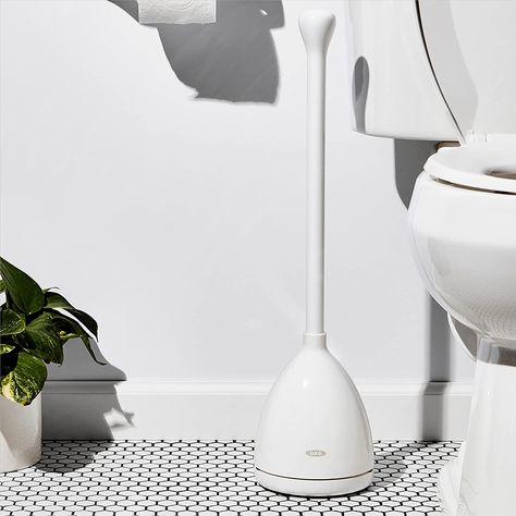 The 9 Best Toilet Plungers Toilet Plunger, White Canisters, Holder Plastic, Clogged Toilet, Best Kitchen Tools, Toilet Brushes And Holders, Plungers, Small Toilet, Diy Outdoor Decor