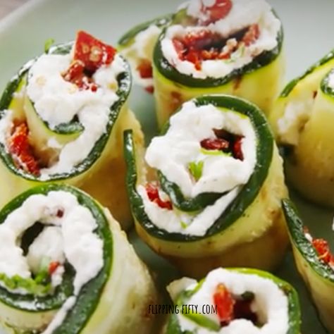 Zucchini Roll Ups, Zucchini Roll, Zucchini Rolls, Summer Squash Recipes, Roll Ups Recipes, Salmon Sushi, Low Carb Pasta, Grilled Zucchini, Recipes Appetizers