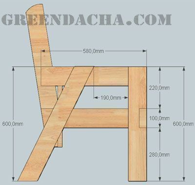 2x4 Wood Projects, Wood Chair Diy, Wood Patio Furniture, Woodworking Furniture Plans, Outdoor Furniture Plans, Wood Patio, Diy Holz, Pallet Furniture Outdoor, Wood Furniture Diy