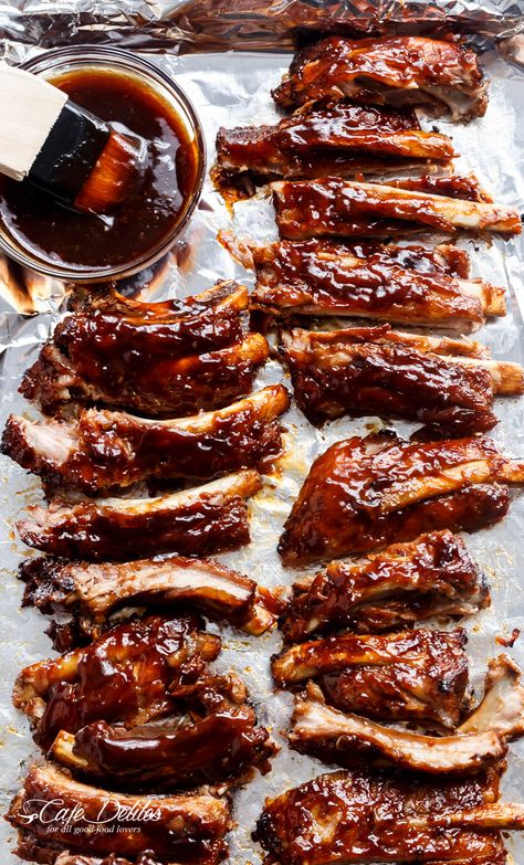 Slow Cooker Barbecue Ribs, Barbecue Ribs Recipe, Slow Cooker Bbq Ribs, Slow Cooker Ribs, Baked Ribs, Carlsbad Cravings, Homemade Barbecue Sauce, Slow Cooker Bbq, Barbecue Ribs