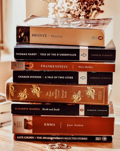 ｅｂｏｎｉ🌻| bookish + bookstagram + classic literature ♡ on Instagram: "𝐇𝐨𝐧𝐨𝐫𝐚𝐛𝐥𝐞 𝐌𝐞𝐧𝐭𝐢𝐨𝐧𝐬 𝐟𝐨𝐫 𝟐𝟎𝟐𝟐 🤎 All of these books were fantastic! These are not in any particular order: 👩🏾‍🏫✨️Villette by Charlotte Brontë 👩🏾‍🏫✨️Tess of the d’Urbervilles by Thomas Hardy 👩🏾‍🏫✨️Frankenstein by Mary Shelley 👩🏾‍🏫✨️A Tale of Two Cities by Charles Dickens 👩🏾‍🏫✨️Far From the Madding Crowd by Thomas Hardy 👩🏾‍🏫✨️North and South by Elizabeth Gaskell 👩🏾‍🏫✨️Emma by Jane Austen Thomas Hardy Books, Villette Charlotte Bronte, North And South Elizabeth Gaskell, Annotation Guide, Frankenstein By Mary Shelley, Emma By Jane Austen, Literature Aesthetic, Far From The Madding Crowd, Charles Dickens Books