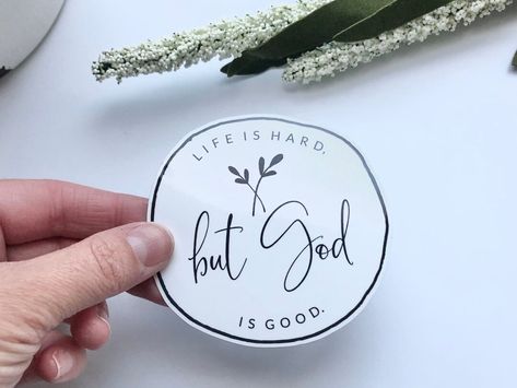 This Stickers item by BrookeFaithCo has 21 favorites from Etsy shoppers. Ships from Longmont, CO. Listed on Aug 21, 2023 Cute Envelopes, Faith Stickers, Christian Stickers, But God, Printing Companies, Printable Labels, Life Is Hard, Waterproof Vinyl, God Is Good