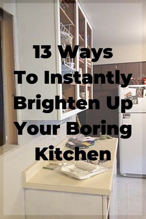 Breath new life into your kitchen with these bright ideas!#kitchen #diy #diyhomedecor Pantry Sink, Creative Apartment, Sink Remodel, Fridge Ideas, Interior Simple, Diy Hanging Shelves, Diy Blanket Ladder, Hometalk Diy, Diy Wall Shelves