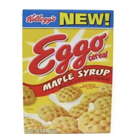 In 2006, Kellogg's debuted Eggo cereal. Waffles in a bowl? SIGN ME UP. But this cereal was discontinued in 2012. Recently, in December of 2019, Kellogg's brought it back! I actually saw it on the shelves last week, so go run and get you some. Ego Waffles, Discontinued Snacks, Waffle Cereal, Trix Cereal, 90s Food, Wax Candy, Types Of Cereal, Eggo Waffles, Cereal Killer