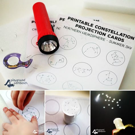 Constellation Project Cards Collage Hours of fun, fine motor skills and scientific exploration! Space Inquiry, Constellation Craft, Steam Night, Discovery Bottles, Stem Challenge, Space Activities, Collage Art Projects, Sunday School Activities, Kids Crafting