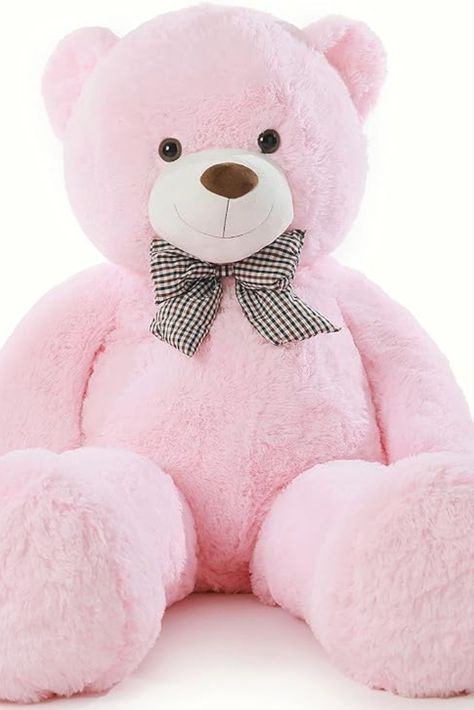 Big Teddy Bear | 47 / 55 inches | White, brown or pink colours available | Giant soft stuffed animals | Cute Plush Toy gift for Girlfriend Women Kids for Valentine's Christmas Birthday Giant Pink Teddy Bear, Human Size Teddy Bear, Stuffed Animals Cute, Big Teddy Bear, Big Teddy, Giant Teddy Bear, Pink Teddy Bear, Teddy Bear Toys, Soft Stuffed Animals