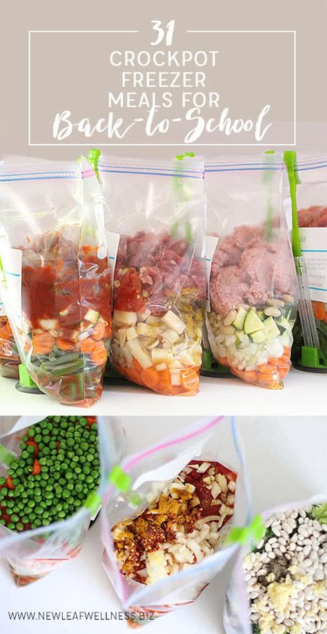 Meals In A Crockpot, Freezer Meals Budget Friendly, Meal Prep Freezer Crockpot Meals, Crockpot Dump And Go Freezer Meals, Sausage Freezer Meals Crock Pot, Freezer To Slow Cooker Meals, Ziplock Meal Prep, Fall Crockpot Freezer Meals, Freezer Meals With Pork Tenderloin