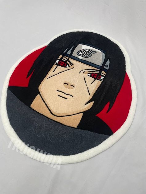 Itachi Uchiha rug Anime Rug, Tufting Ideas, Itachi Uchiha, Unique Rugs, Custom Rugs, Rug Handmade, Rugs Online, Handmade Rugs, Carpet