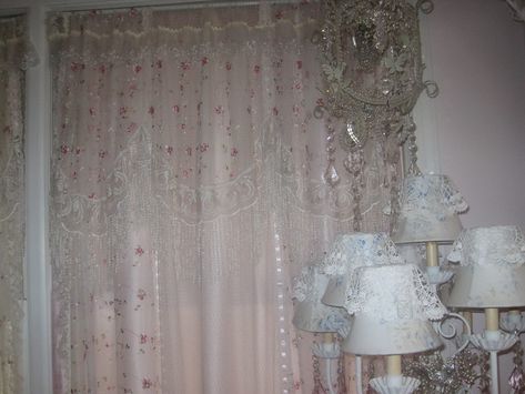 Rose Curtains, Lace Curtains, Rose Lace, Doll Parts, Creepy Cute, Just Girly Things, My New Room, Dream Room, Room Inspo