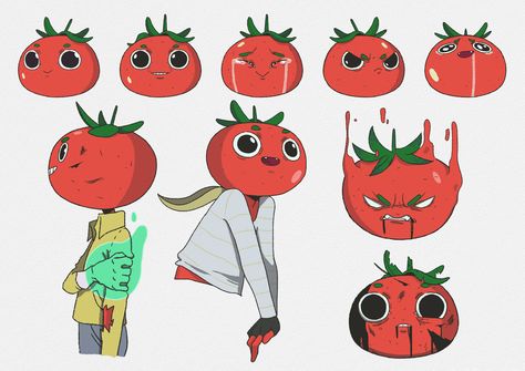 Characters Expressions, Cartoon Artstyle, Alien Drawing, Fruit Cartoon, Character Model Sheet, Concept Art Character, Arte Sketchbook, Cartoon Background, M R