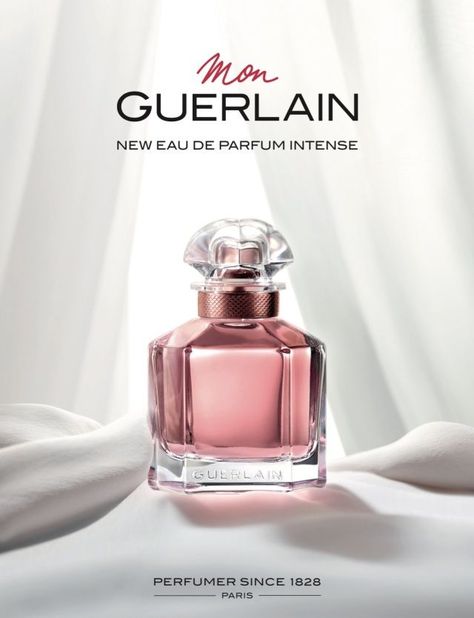 Mon Guerlain Perfume, Bottle Aesthetic, Guerlain Perfume, Ariana Grande Perfume, Perfume Organization, Perfume Bottle Design, Aesthetic Luxury, Perfume Ad, Feminine Fragrance