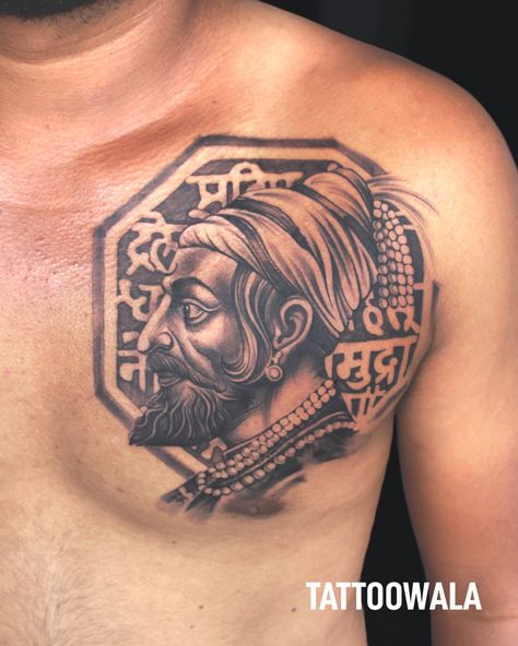 “If a man has self-power, he can hoist the flag of victory over the whole world with his courage.” — Shivaji Maharaj Shivaji Maharaj Tattoo Design, Hornet Tattoo, Shivaji Maharaj Tattoo, Danny Tattoo, Maharaj Wallpapers, Chatrapati Shivaji, Tattoo Band, Shivaji Maharaj Hd Wallpaper, Trending Tattoos