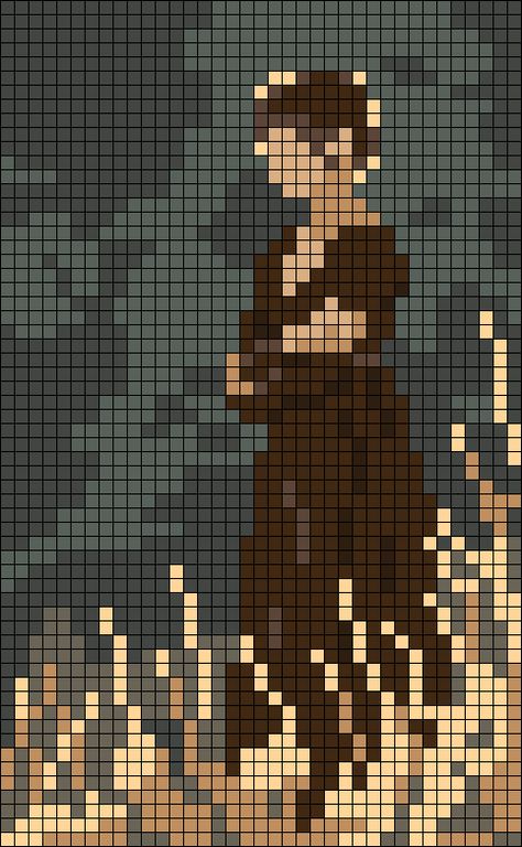 Alpha pattern #116405 | BraceletBook Pride And Prejudice Crochet Patterns, Evermore Alpha Pattern, Pride And Prejudice Crochet, Hozier Pixel Art, Pixel Art Pattern Aesthetic, Alpha Pattern Books, Phoebe Bridgers Alpha Pattern, Dark Academia Pixel Art, Pixel Crochet Pattern Charts Aesthetic